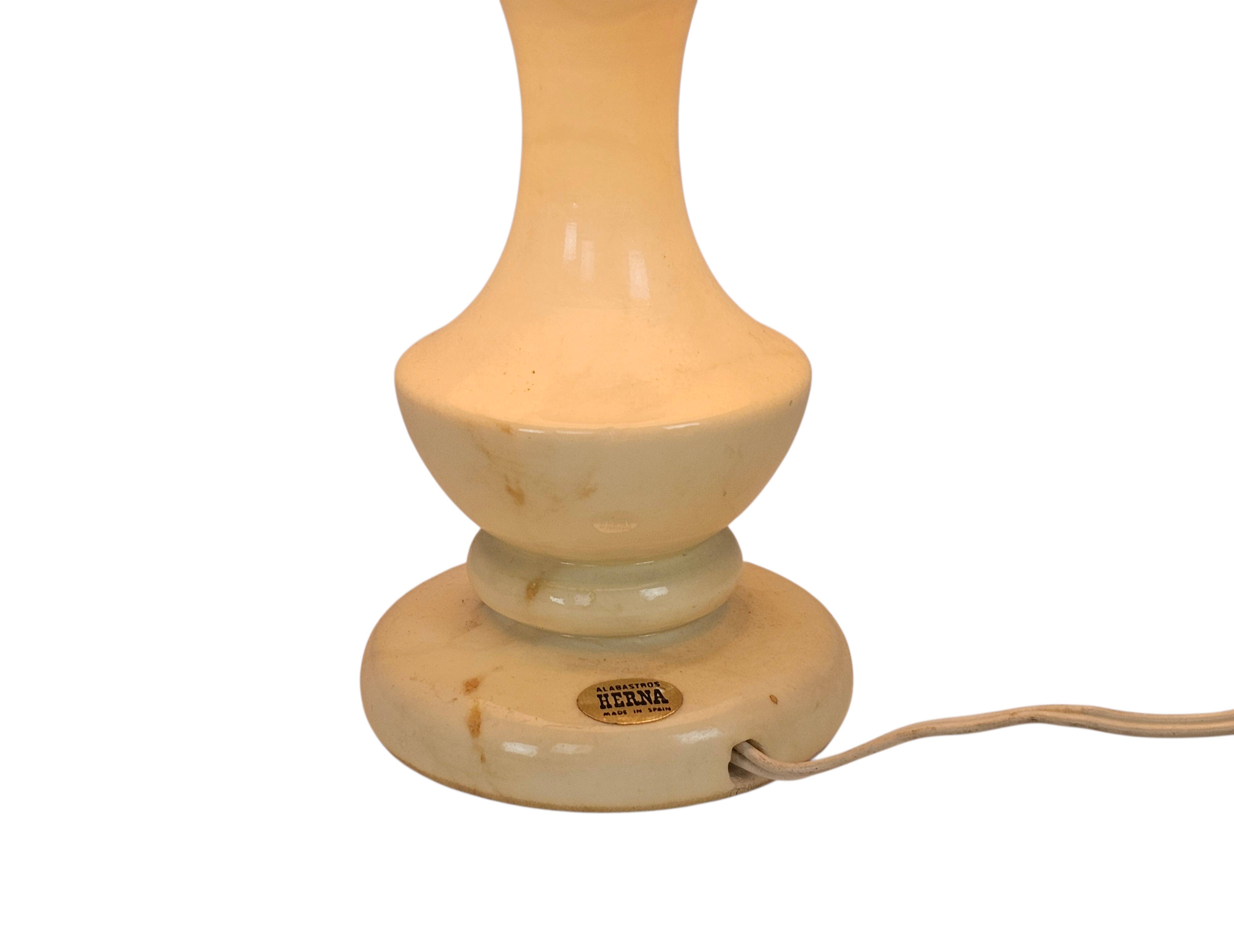 Herna - Lamp Herna Alabastros - Alabaster Spain - 1950-1974