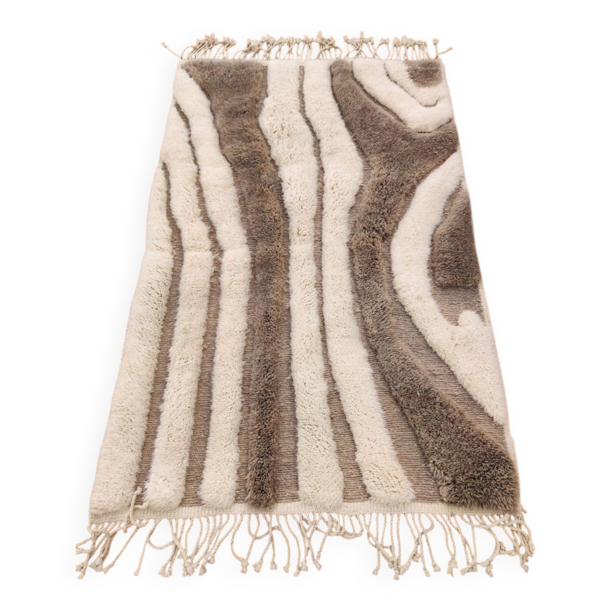 Moroccan Mrirt Handwoven Rug - High Quality Wool