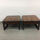 Set of 2 Percival Lafel Mid-century Brazilian side tables, 1970's