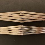 Pair of stretchy French underwear in silver metal, 1940