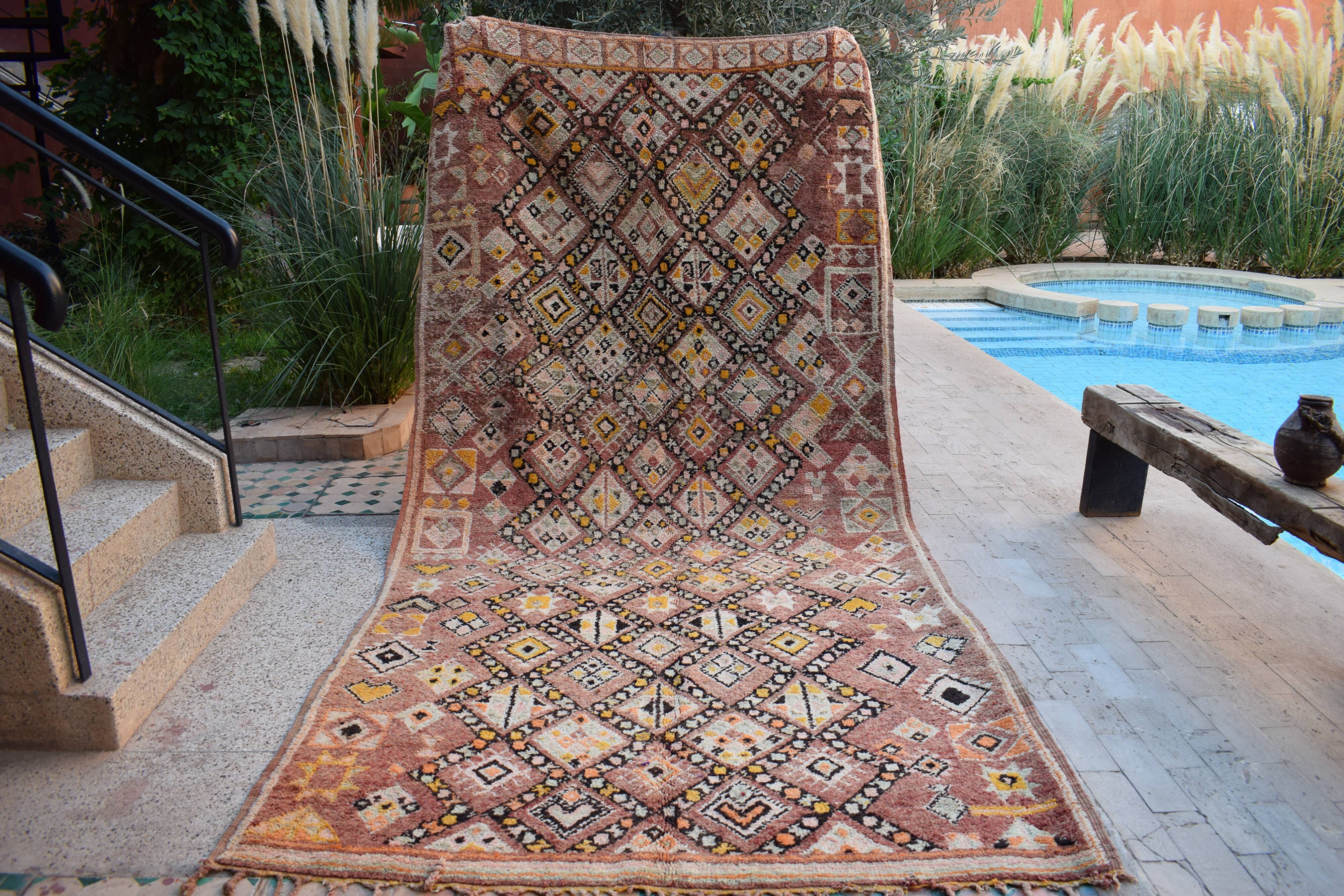 Vintage Moroccan Berber rug