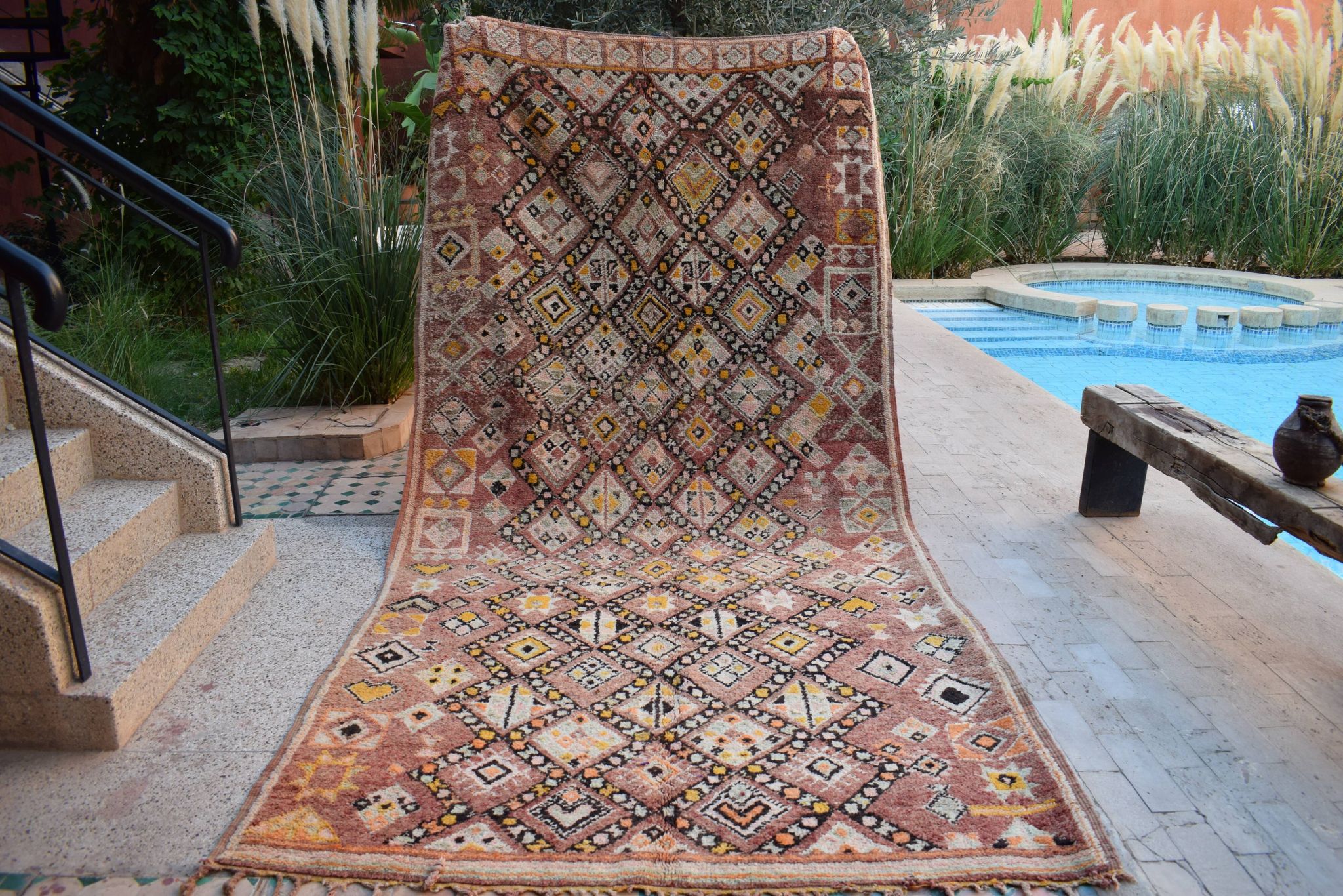Vintage Moroccan Berber rug