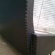 Vintage black skai sofa