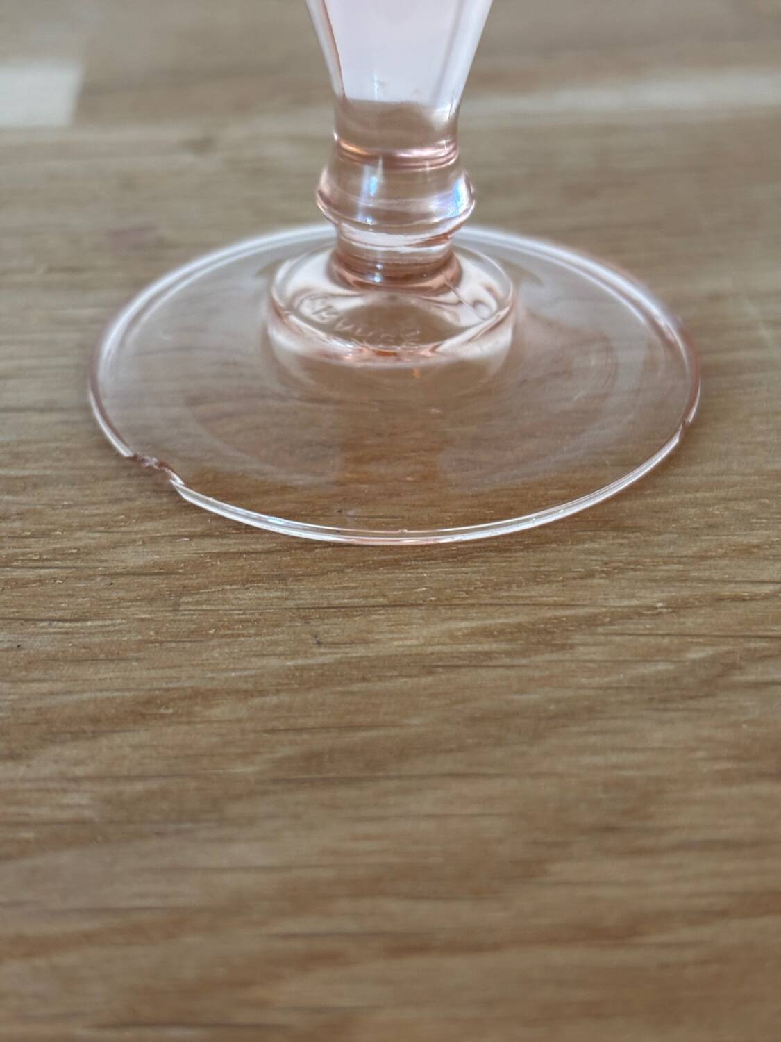 Vintage lot de 4 verres à vin Luminarc Rosaline