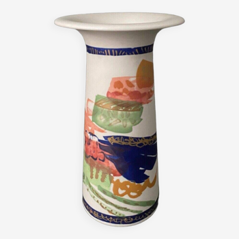 Gilbert Portanier Rosenthal Alta Mira vase abstract decor ceramic 20th century