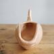 Pink ceramic fish saucière from Digoin, vintage