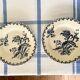 Assiettes plates Gien chardons
