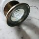 Antique glass with silver-plated metal base