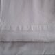 Antique cotton sheet: 300x210cm - monogrammed M.T - drawn thread embroidery