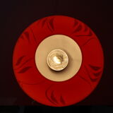 Table lampOsvetlovaci sklo Valasske Mezirici,1970