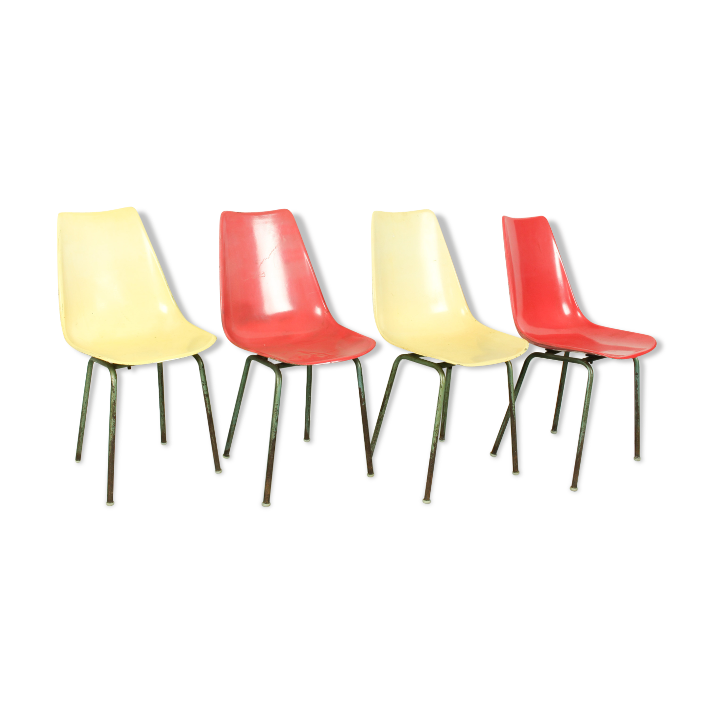 4 chairs by KVZ Semily, 1950s