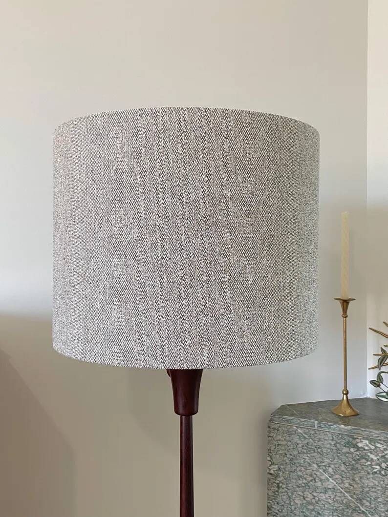 Art Deco floor lamp in solid mahogany 1940s