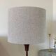 Art Deco floor lamp in solid mahogany 1940s