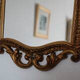 Vintage gold baroque mirror