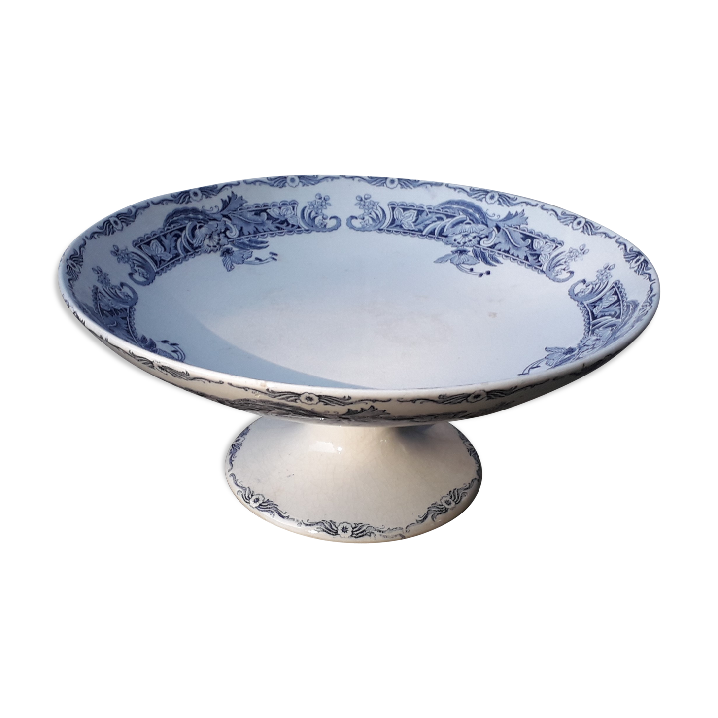 compotier earthenware CREIL and MONTEREAU