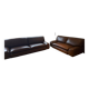 set of 2 leather sofas
