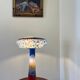 XL glass mushroom lamp