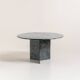 Dining table in solid Juparana granite