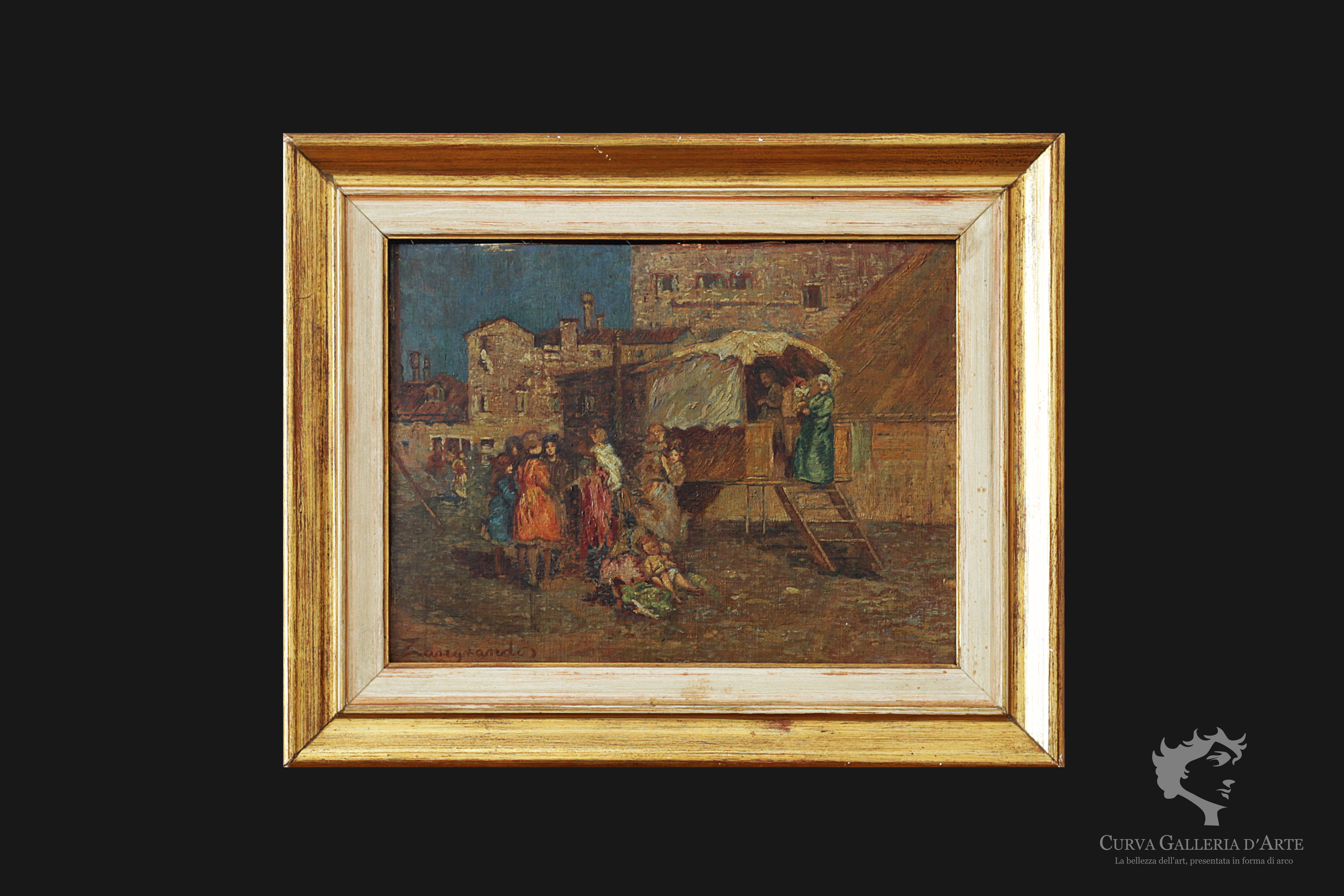 Countryside Landscapes Giovanni Zangrando   (Trieste, 1867 – 1941),