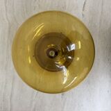 Mid-century Dijkstra  glass ceiling lamp space age, 1970’s