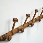 Bamboo wall coat rack 1900