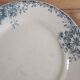Round serving dish in iron earth