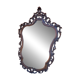 Large Louis XV wall mirror, carved wood, rocaille – 19th century