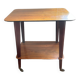 Vintage compass foot serving table 1950