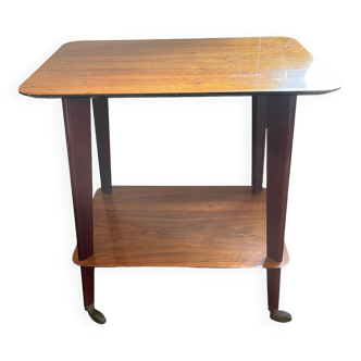 Table desserte pieds compas vintage 1950