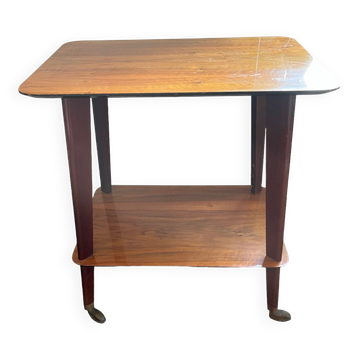 Table desserte pieds compas vintage 1950