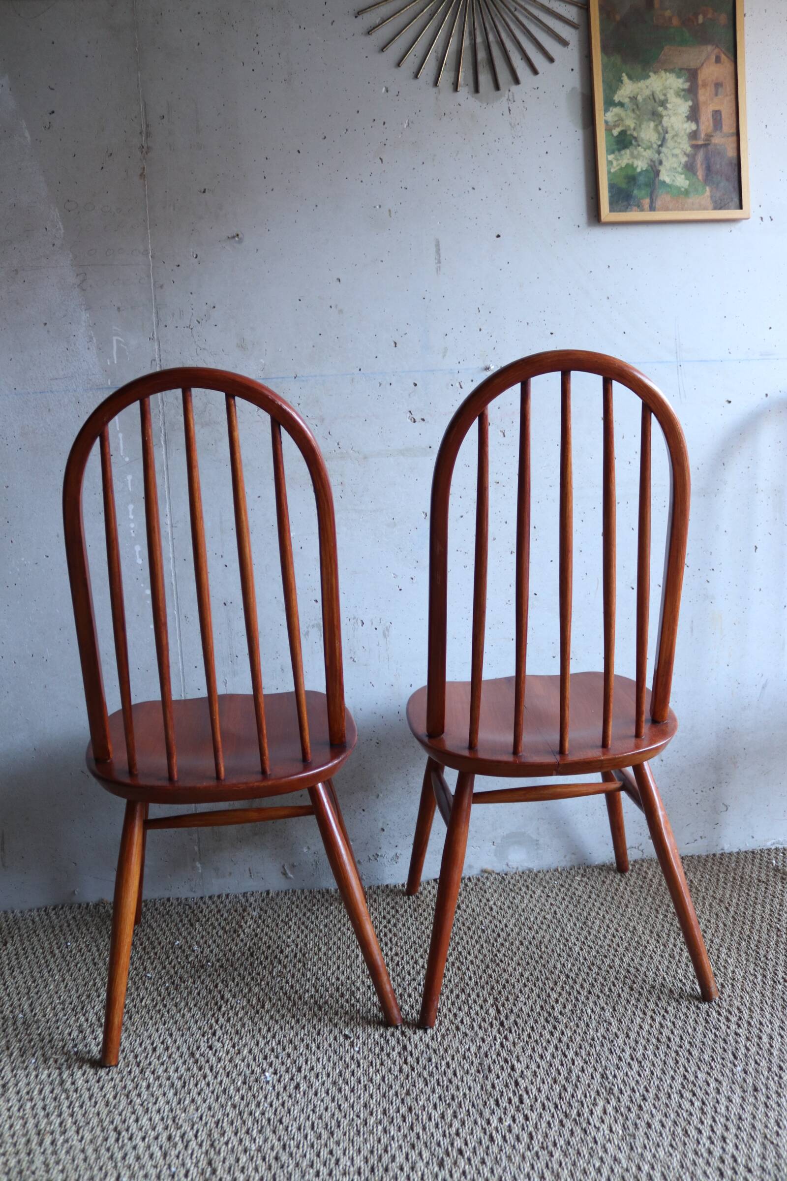 4 vintage Quaker chairs from the 60s