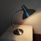 Vintage brushed aluminum wall lamp