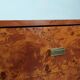 Commode à tiroirs vintage en loupe d'amboine, 1970s
