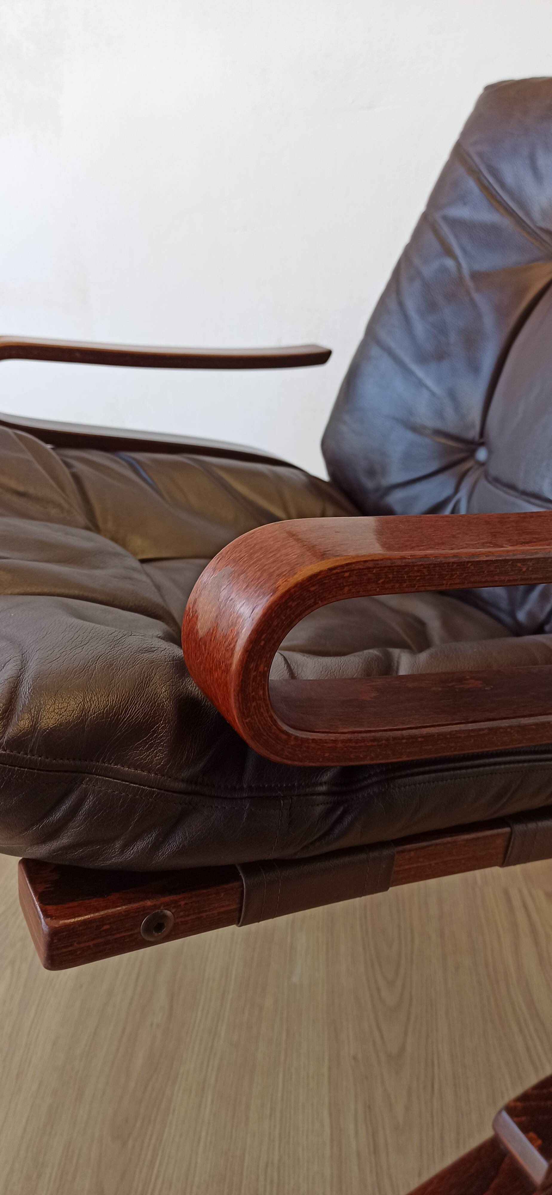 Scandinavian  Lounge Chair by Oddvin Rykken, 1960s.