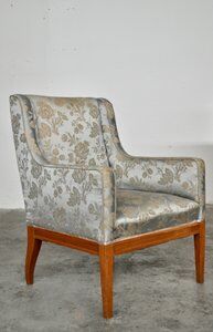 Vintage Ash Sofa & Chairs Set, 1930s, Set of 3