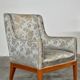 Vintage Ash Sofa & Chairs Set, 1930s, Set of 3