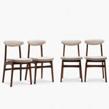Set of 4 type 200-190 chairs from the 60