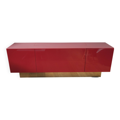 Buffet ''élégance'' Roche- Bobois meuble TV home cinema avec sa TV 48
