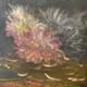 Oil on canvas "Flowers and jewelry box" signed Ombry XIXth