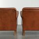 Comfortable set of sheepskin armchairs with and a timeless design