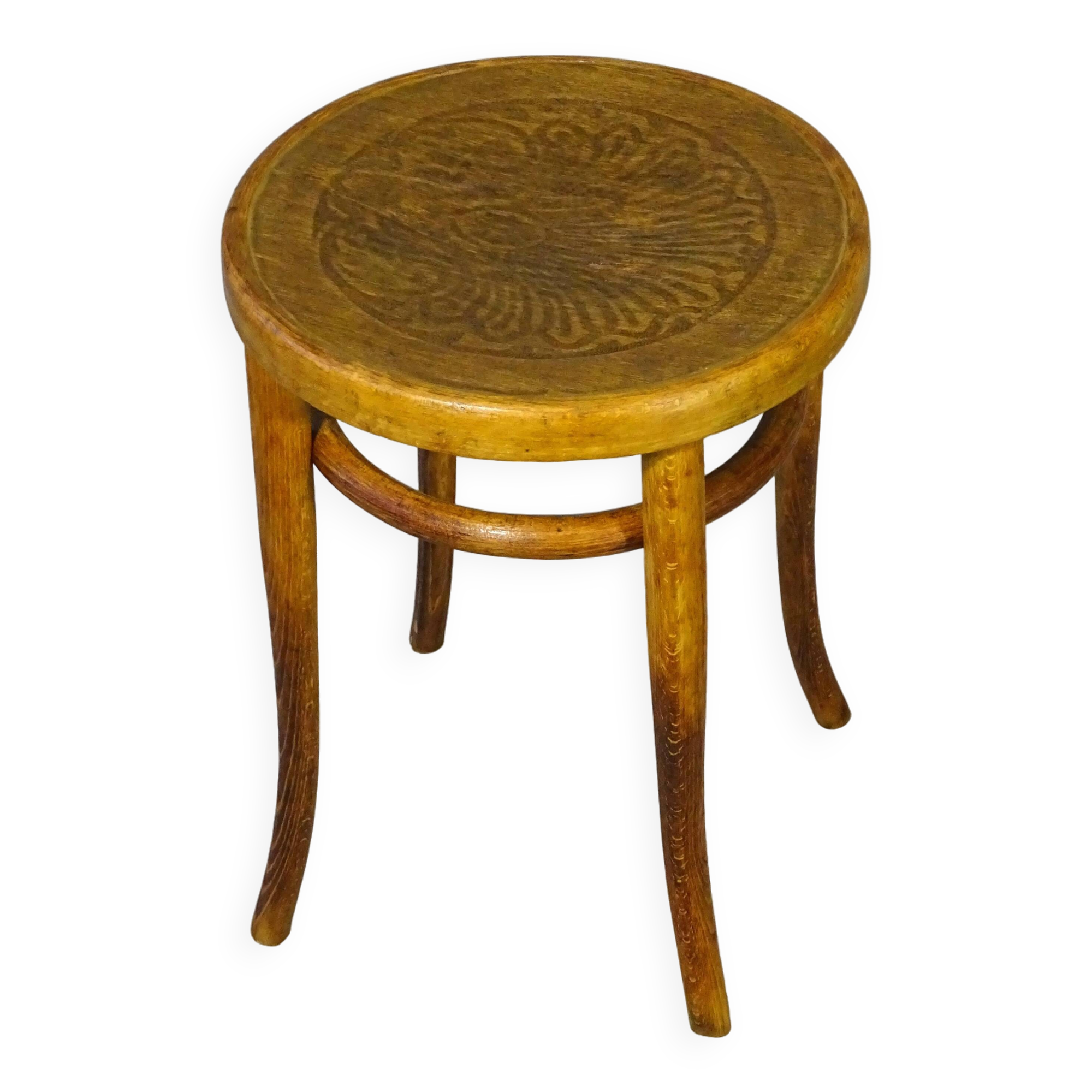 Wooden bistro stool by kohn -1905-