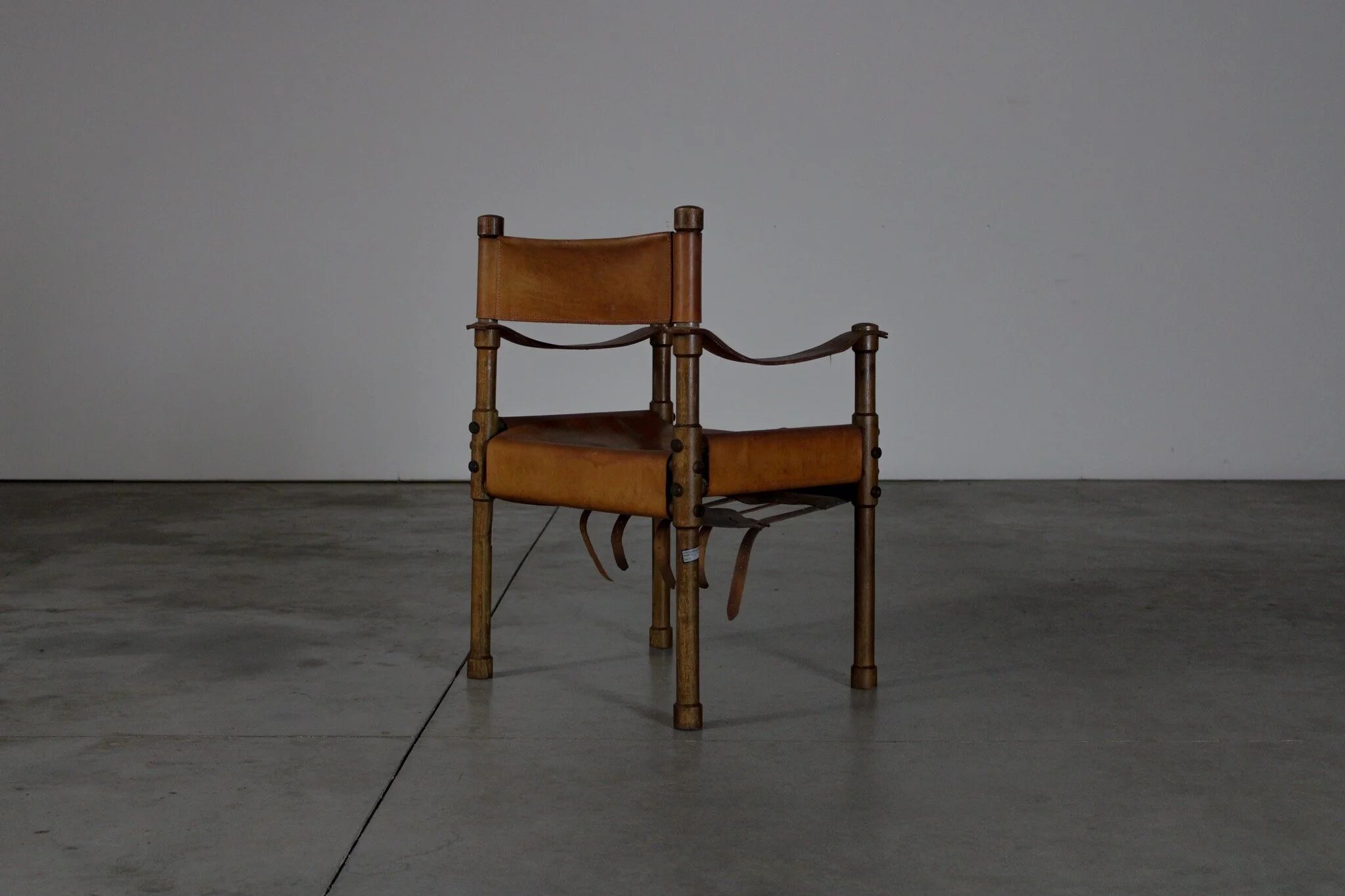 Large set of safari dining chairs - Germany 1960s