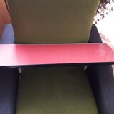 Vintage red formica shelf