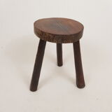 Wooden tripod stool