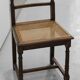 Paire de chaises cannées en bois