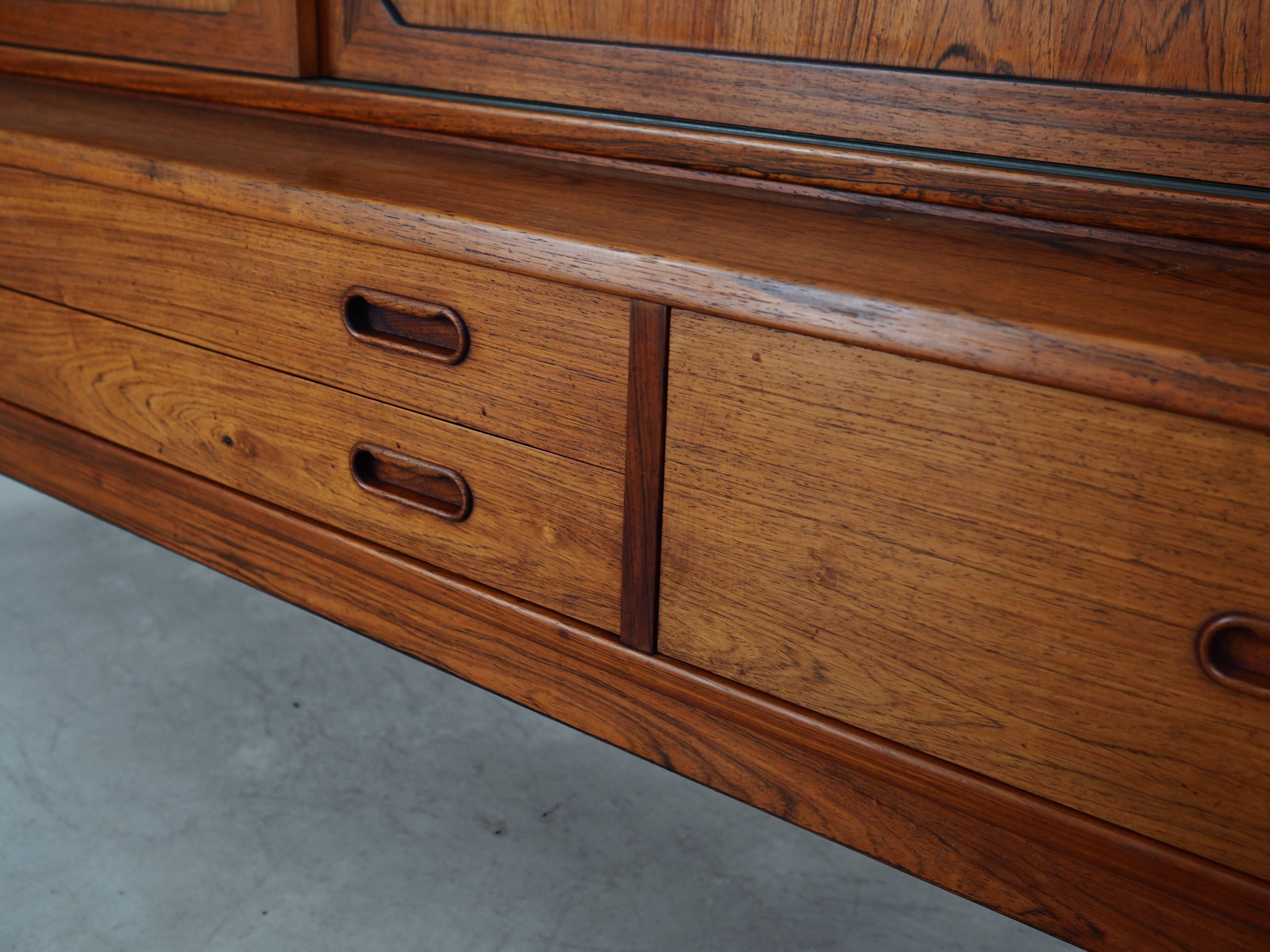 Buffet haut en palissandre, design danois, années 1960, designer : Severin Hansen