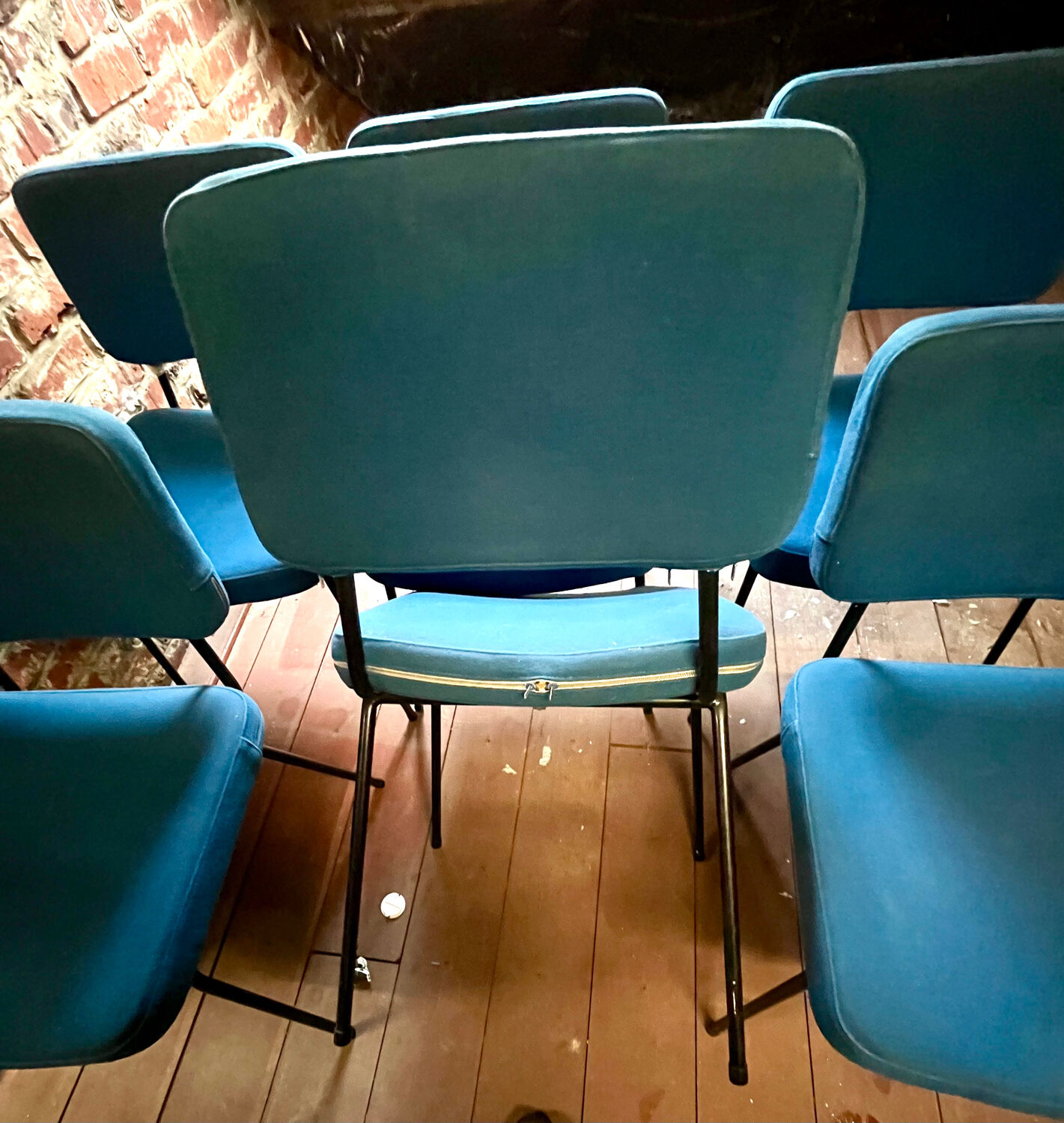 Set of 6 original chairs from the 60s/70s.