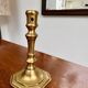 Vintage gold metal candlestick