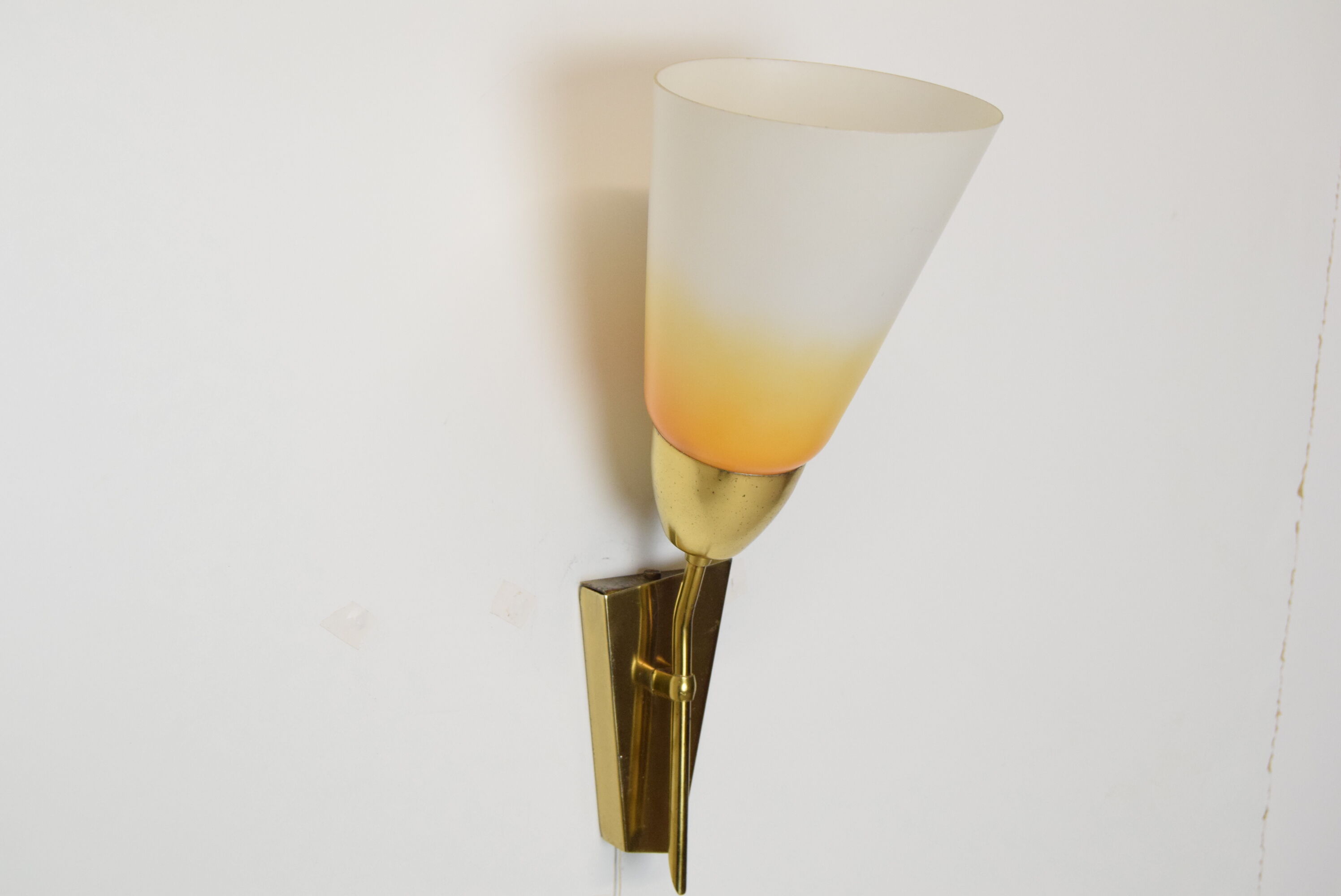 Mid-century wall lamp Kamenicky Senov, 1960