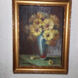 Paire de tableaux nature morte signé